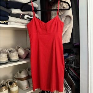 Endless Rose Vibrant Red Mini Dress